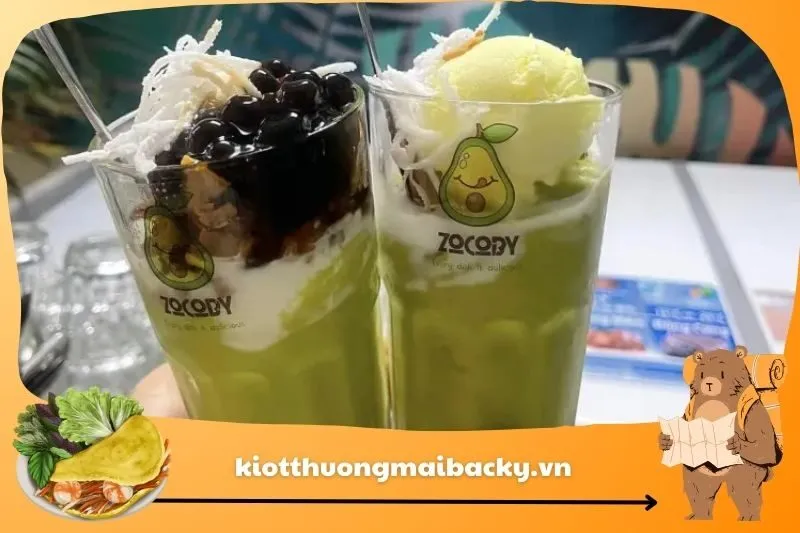 Quán kem bơ dừa Zocoby Bắc Ninh